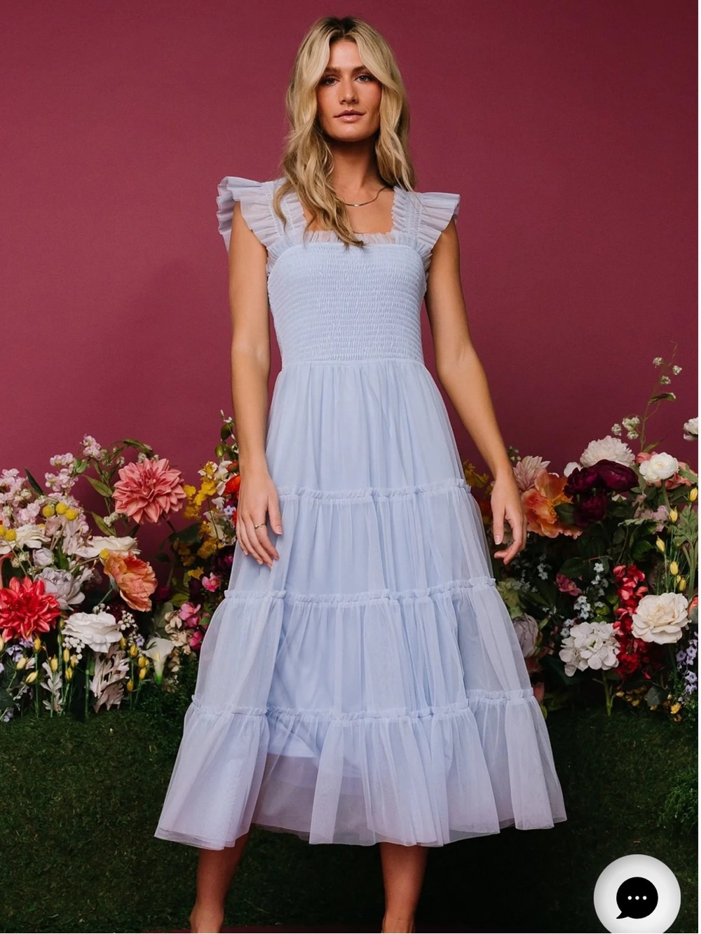 Baltic born blue dress